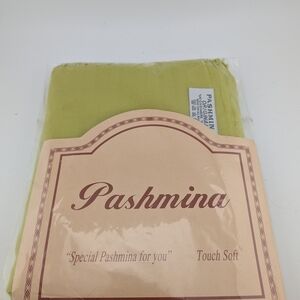 pashmina Light Lime Green Scarf - Smooth Pashmina Wrap